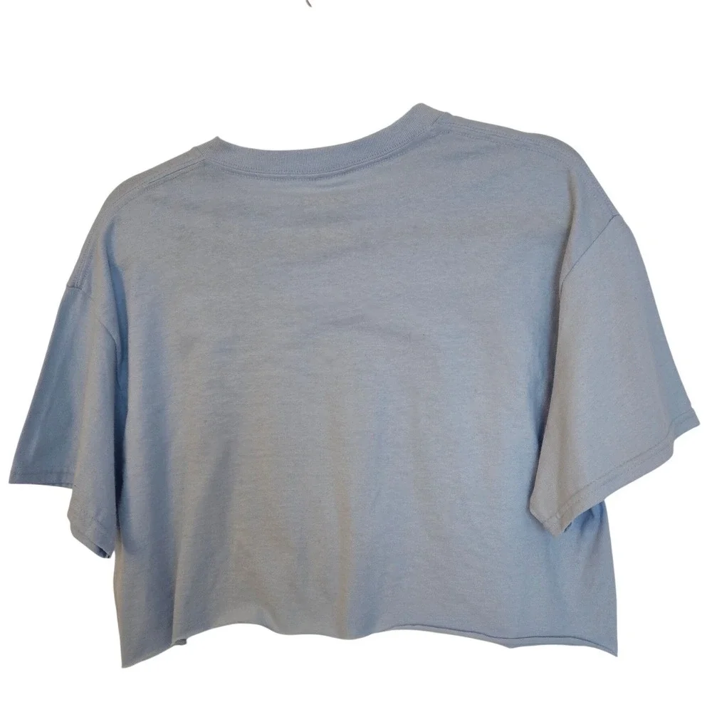 Ford Crop Graphic Tee Cotton Blue Y2K Bronco Built Wild Streetwear L NWT - Picture 3 of 7